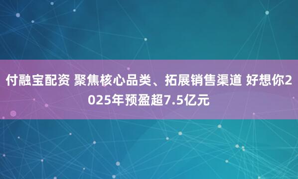 付融宝配资 聚焦核心品类、拓展销售渠道 好想你2025年预盈超7.5亿元